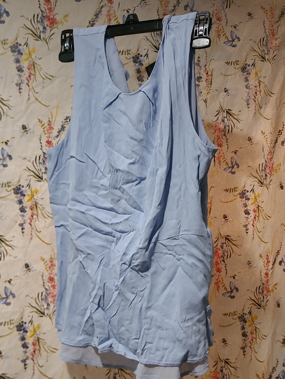Ann Taylor Factory Powder Blue Sleeveless Chiffon Top